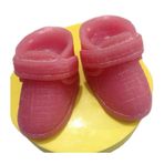 Bebek Ayakkabısı Şeklinde Silikon Pasta ve Seker Hamuru Kalibi 7x4,5x4 cm