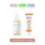 Bebek Bakım Kiti Güneş Kremi Ve Masaj Yağı 2'li Set