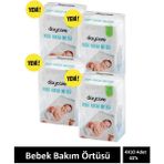 Bebek Bakım Örtüsü Alt Açma Alt Değiştirme 4X10 40 Adet - 0 - 5 Yaş - Beyaz