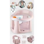 Bebek Banyo Oturağı - Vakum Tabanlı Bebek Mama Oturağı - Bel Destekli Vakumlu Mama,Pudra