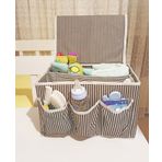 Bebek Beşik Başucu Düzenleyici Kapaklı 5 Bölmeli Organizer