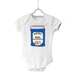 Bebek Beyaz Çıtçıtlı Body mayonez2542, 3 Yaş