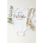 Bebek Beyaz Made In Istanbul Uzun Kol Çıtçıtlı Body 5522j, 1 Yaş