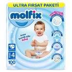 Bebek Bezi Ultra Fırsat Paketi 4 Beden 7-14 Kg 100 Adet
