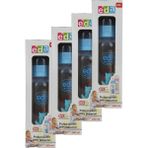 Bebek Biberon 250 Ml, 4'lü Set, Erkek Renkleri, Güvenle Kullanılır. - Antrasit