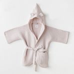 Bebek Bornoz Bathrobe Muslin Home AC25882 - Bej