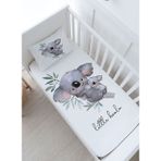 Bebek Boy Lastikli Çarşaf Seti - Pure Baby Serisi - Bebek ve Anne Koala