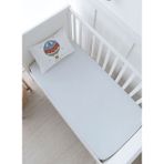 Bebek Boy Lastikli Çarşaf Seti - Zezig x Royal Series - Blue