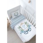 Bebek Boy Nevresim Takımı (100x150) - Blue Royal Series - Z Harfi