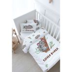 Bebek Boy Nevresim Takımı (100x150) - For Baby Serisi - Anne ve Yavru Koala
