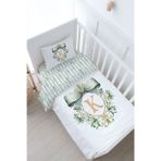 Bebek Boy Nevresim Takımı (100x150) - Green Royal Series - K Harfi