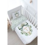 Bebek Boy Nevresim Takımı (100x150) - Green Royal Series - T Harfi