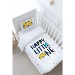 Bebek Boy Nevresim Takımı (100x150) - Pure Baby Serisi - Happy Lion