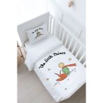 Bebek Boy Nevresim Takımı (100x150) - Pure Baby Serisi - Tilki ve Küçük Prens
