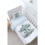 Bebek Boy Nevresim Takımı (100x150) - Royal Series - Blue Carousel