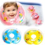 Bebek Boyun Simidi 3 Renkli Boyunluk 40 CM Havuz Simidi Pembe
