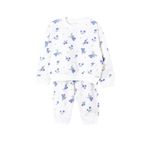 Bebek Çocuk Baskılı Uzun Kollu Pijama Takımı 9 Ay - 4 Yaş (Yaban Mersini, 9-12 Ay)