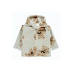 Bebek-Çocuk Teddy Peluş Kapüşonlu Hırka