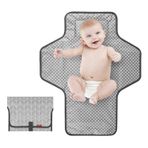 Bebek için taşınabilir değiştirme pedi, anneler, babalar için seyahat bebek değiştirme pedleri, su geçirmez, taşınabilir değiştirilebilir mat, dahili yastıklı, mükemmel bebek duşu/hediye listesi hediyeleri
