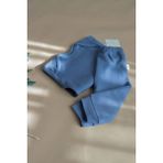 Bebek Ikili Ev Giyim - Pijama Takımı Bebek Pijaması Bebek Takımı Bebek Alt Üst Takım - İndigo