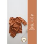 Bebek Ikili Ev Giyim - Pijama Takımı Bebek Pijaması Bebek Takımı Bebek Alt Üst Takım - Kiremit