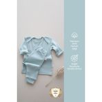 Bebek Ikili Ev Giyim - Pijama Takımı Bebek Pijaması Bebek Takımı Bebek Alt Üst Takım - Mint