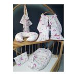 bebek iklimi İsimli Puset Örtüsü - 7 Parça Bebek Seti – Babynest Anne Yanı Yatak, Puset Takımı, Emzirme Yastığı