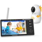 Bebek Kamerası, 5.5” Ekran, 720P Hd, Eco Mod, 320° Dönebilen Kamera