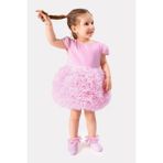 Bebek Kız Çocuk Doğum Günü Parti Düğün Elbise Tüllü Tütü Astarlı Çocuk Giyim Bebek Giyim Kız Bebek - 3 - 4 Yaş - Pembe