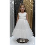 BEBEK KIZ ÇOCUK TÜTÜLÜ ELBİSE DOĞUM GÜNÜ ÖZEL GÜN ABİYE (BEYAZ, 3 YAŞ)