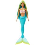 Bebek Mavi ve Sarı Renkli Saçları, Turkuaz Kuyruğu ve Saç Aksesuarıyla Barbie Deniz Kızı Beb - Çok Renkli