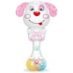 Bebek Müzik Diş Kaşıyıcı Çıngırak Oyuncak Çocuk Karikatür Köpek 0-12 Eğitim Mobil Karyolası Çocuk Yatak Çan Yenidoğan Arabası Beşik Bebek Emziği(Yurt Dışından) - Pembe