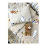 Bebek Nevresim Takımı Hayvan Temalı, Fermuarlı,%70pamuk %30polyemid 80x120 yorgan kılıfı 120x150 çarşaf 35x45 yastık kılıfı Çocuk& Nevresim