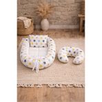 BebeK on For Babynest Sarı Yıldızlı set | Emzirme Yastığı ile