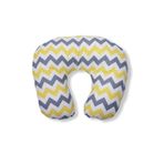 Bebek Özel Bebek Emzirme ve Oturma Yastığı, Chevron Desen, Sarı, 35 x 45 cm