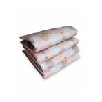 Bebek Özel Montessori Yatak Kenar Koruma 120x200, 4 Parça, Somon Ay Yıldız, Gri