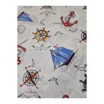 Bebek Özel Pamuklu Bebek Çocuk Lastikli Çarşaf 90x180 Yeni Denizci