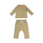 Bebek Pijama Takımı Cosmos Haki Organik Pamuk