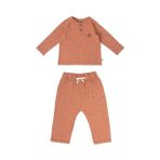 Bebek Pijama Takımı Cosmos Pembe Organik Pamuk