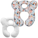 Bebek Seyahat Yastığı, Bebek Çocuk Minderi Yumuşak ve Cilt Dostu Araba Koltuğu, Bebek Arabası ve Bebek Arabası için (Stil M)