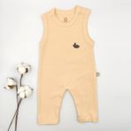 Bebek Star Somon Kolsuz Fitilli Bebek Tulumu %100 Cotton - 6 - 9 Ay