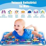Bebek Su Oyun Matı Tummy Time Karın Üstü Aktivite Zamanı Aktivite Matı