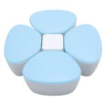 Bebek Süt Tozu Dispenseri, Taşınabilir 4 180ml Bölmeli Süt Tozu Dispenseri Kabı Formül, Bebek Maması Veya Atıştırmalıklar Için Dökülmez Güçlü Mühürlü Snack Kabı (BLUE)
