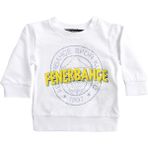 Bebek Tek Renk Logolu Sweat - Beyaz - 3 Ay