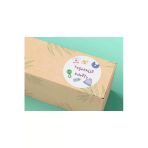 Bebek Temalı Teşekkür Ederiz Sticker Biberon Bebek Kıyafeti Baskılı Mat Etiket 4 Cm (40 Adet)