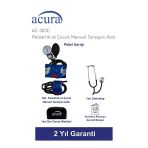 Bebek Ve Çocuklar İçin Özel Tasarım Manuel Tansiyon Aleti Seti (Ac-303C)