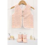 Bebek Yelek & Patik 0-6 Ay Leila Pembe