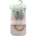 Bebekevi BEVI1377 Unisex Bebek Ahşap Saplı Çıngırak - Mint - Standart