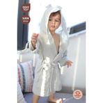 Bebekevi Eoko-Tex Sertifikalı %100 Pamuk 2 Katlı Müslin Bebek Bornozu - 1 Yaş - Mint Yeşili