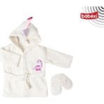 Bebekevi Little Emu 2'li Bornoz Seti Dino Kız